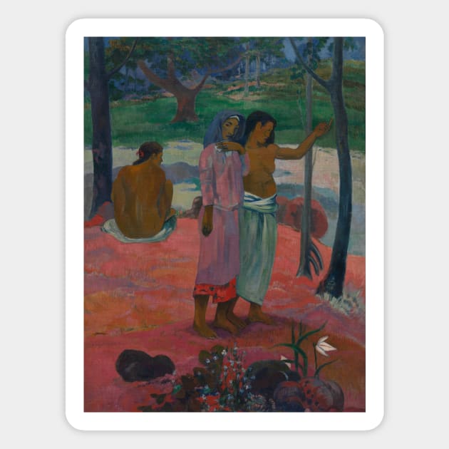 The Call by Paul Gauguin Magnet by Classic Art Stall